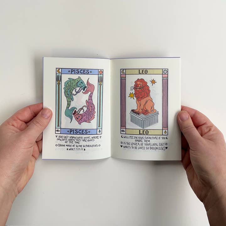 Ashlea Bechaz Illustration - Wholesale Arts & Entertainment Book - Zine - Horrible Horoscopes3