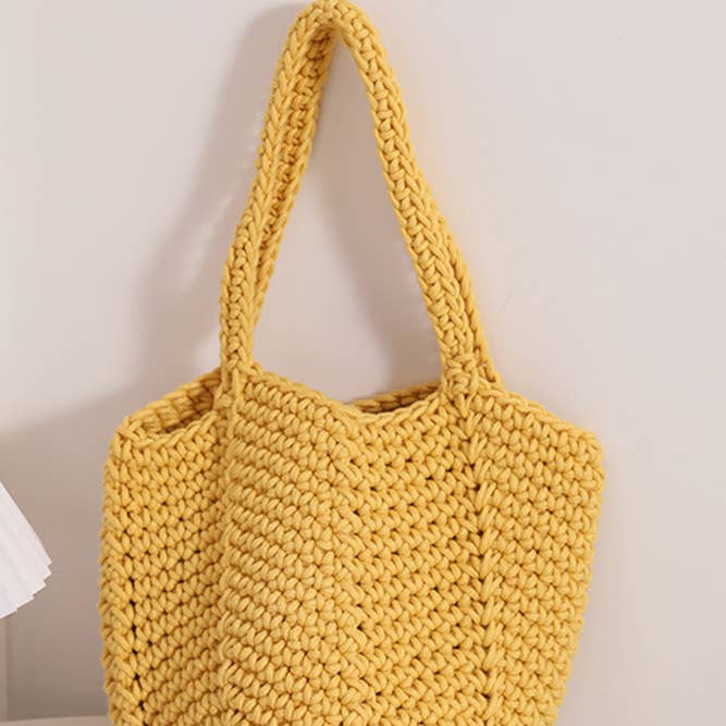 UNISHE - Wholesale Beach Bag - Plain Woven Crochet Beach Bag ZZKF705