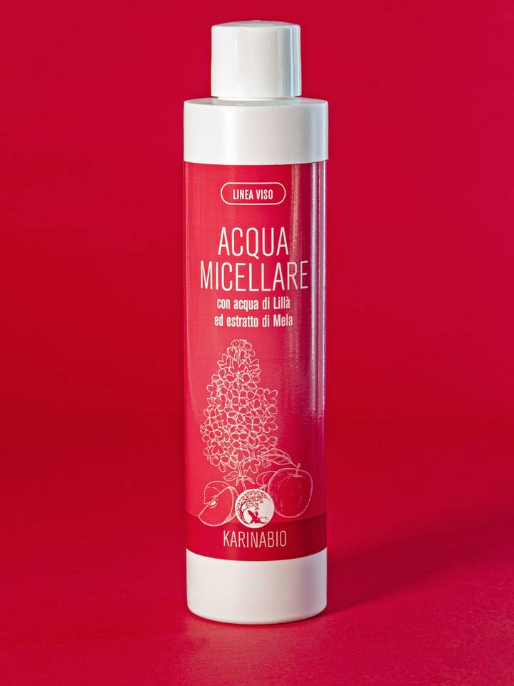 Mizellares Wasser - mit lila Wasser und Apfelextrakt für den Großhandel von KARINABIO