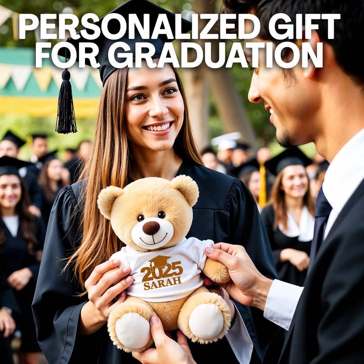Gradzo - Wholesale Stuffed/Plush Toy - Kids & Baby - Personalized Graduation Teddy Bear – 14"