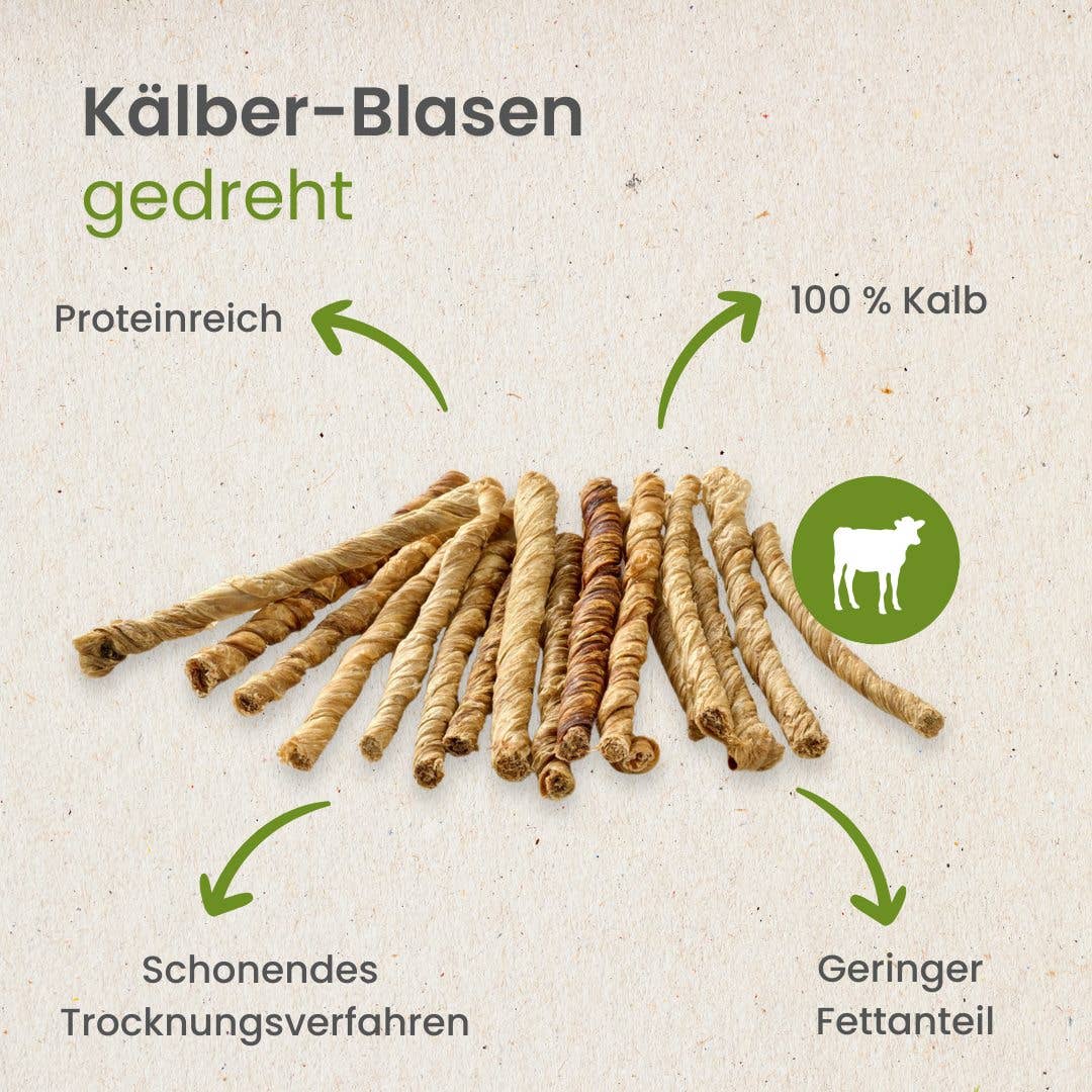 Kauartikel.com GmbH - Wholesale Pet Bone/Rawhide - Dog - Calf bubbles, turned4