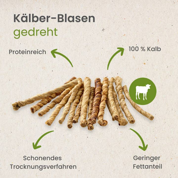 Kauartikel.com GmbH - Wholesale Pet Bone/Rawhide - Dog - Calf bubbles, turned4