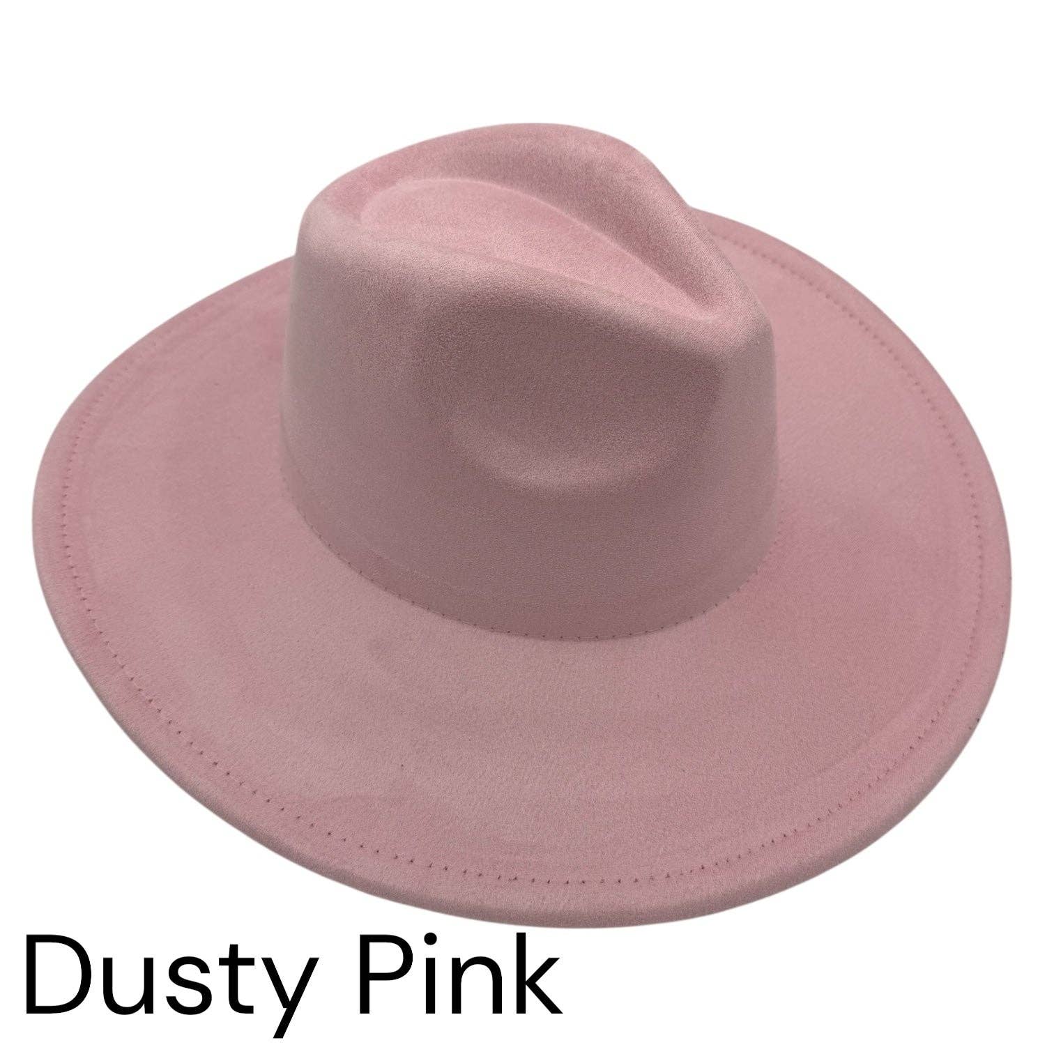 KW Laser Supplies - Wholesale Fedora - Women's - Vegan Suede Wide Brim Hats9