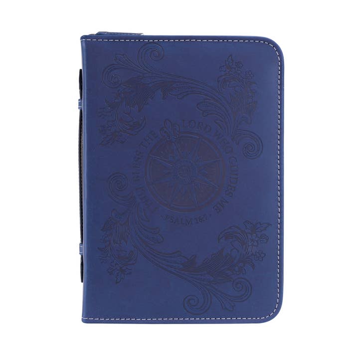 Divinity Boutique - Wholesale Bible Cover - Divine Details: Bible Cover Navy Blue Flying Compass Rose1