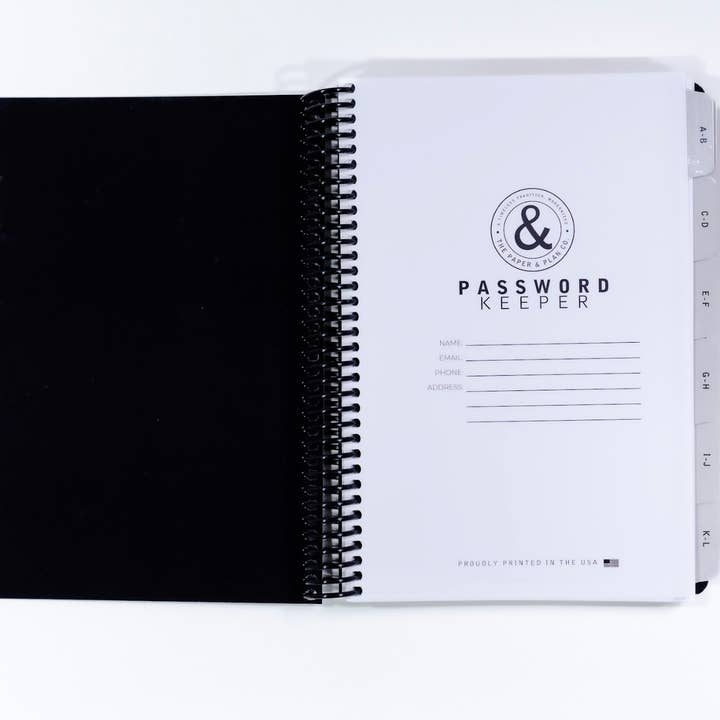 The Paper and Plan Co. - Vendita all'ingrosso Bloc notes - Custode delle Password1