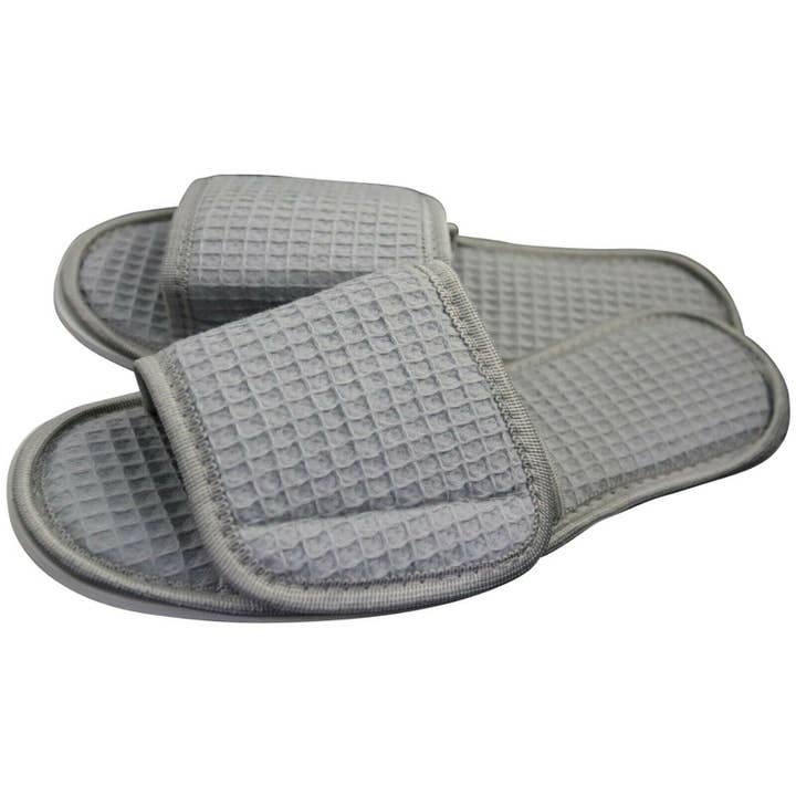 Alan Pendergrass Robes – wholesale Slippers – Women's – Cotton Waffle Spa Slippers