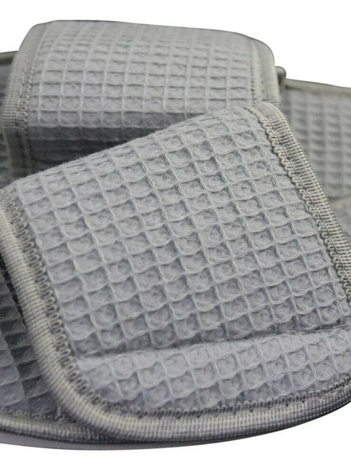 Zapatillas de spa de gofres de algodón para venta al por mayor de Alan Pendergrass Robes