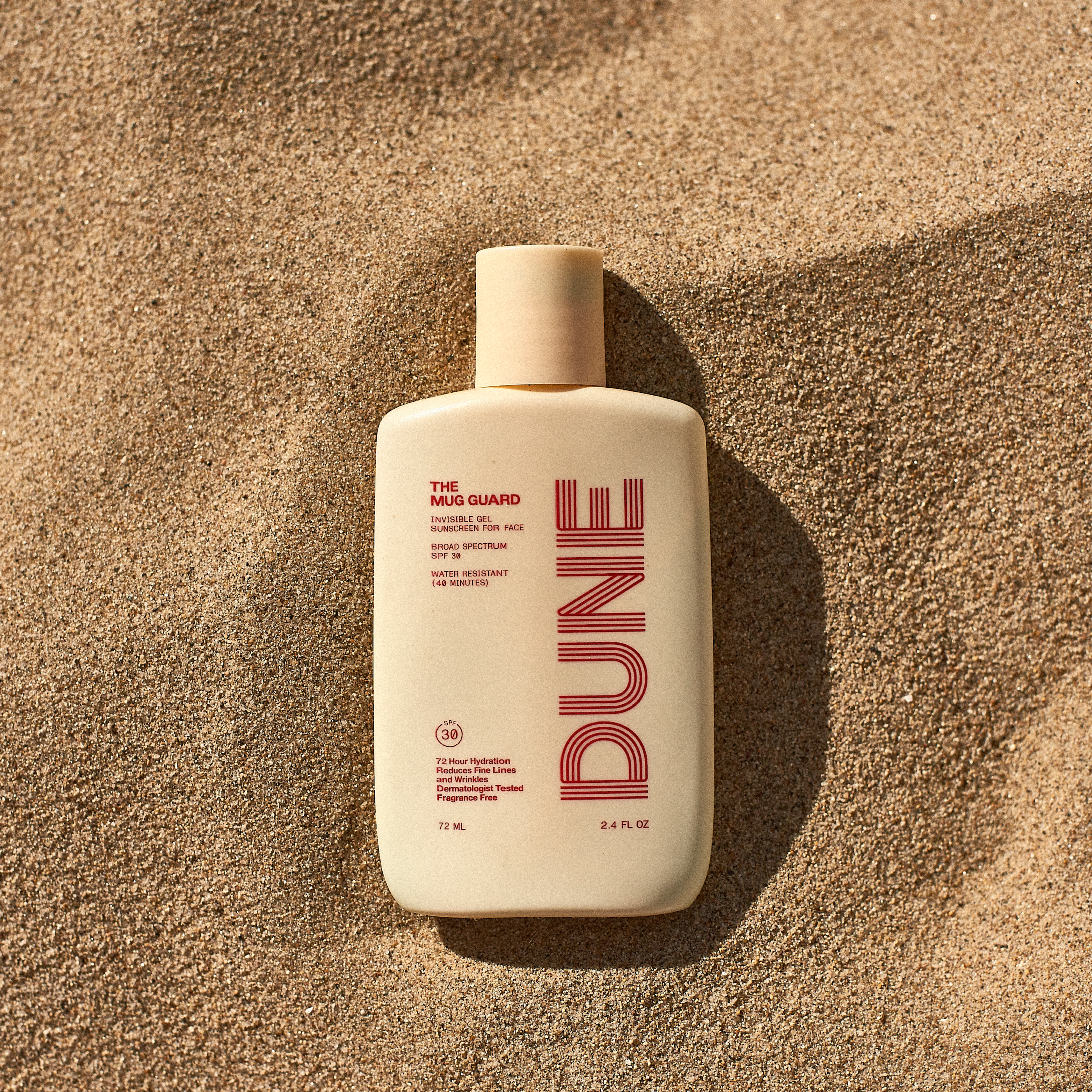 DUNE Suncare - Wholesale Sunscreen - The Mug Guard - InvisibleGel Sunscreen for Face (SPF 30)6