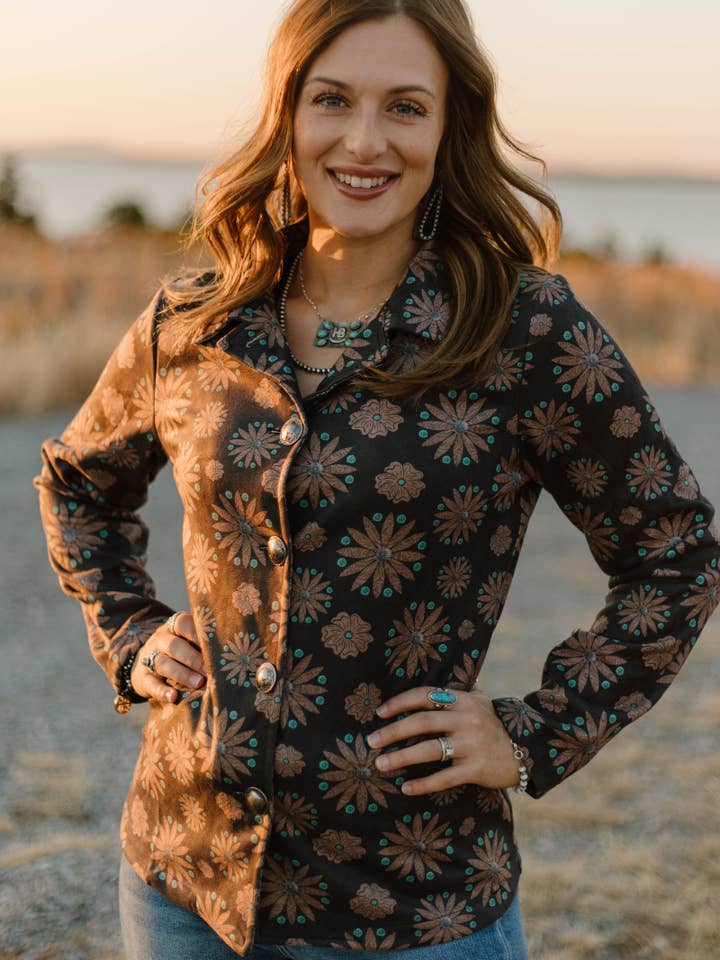Sterling Kreek - Wholesale Blazer - Women's - The Western Bloom Blazer8