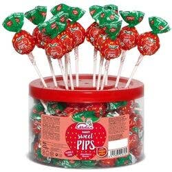 Large lollipops with sugar sprinkles filled with chewing gum for wholesale by LS GROUP
