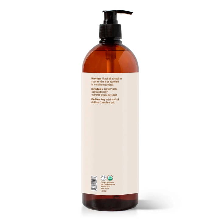 Plant Therapy - Wholesale Bath/Body Oil - Organic Fractionated Coconut Carrier Oil 32 oz