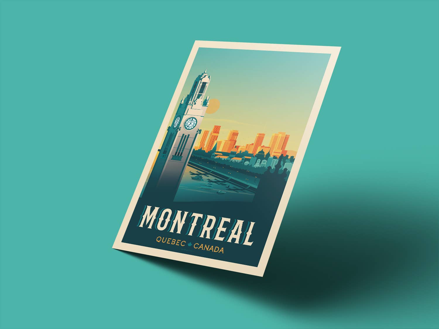 Olahoop Travel Posters - Wholesale Poster - Montreal Quebec - Canada travel poster4