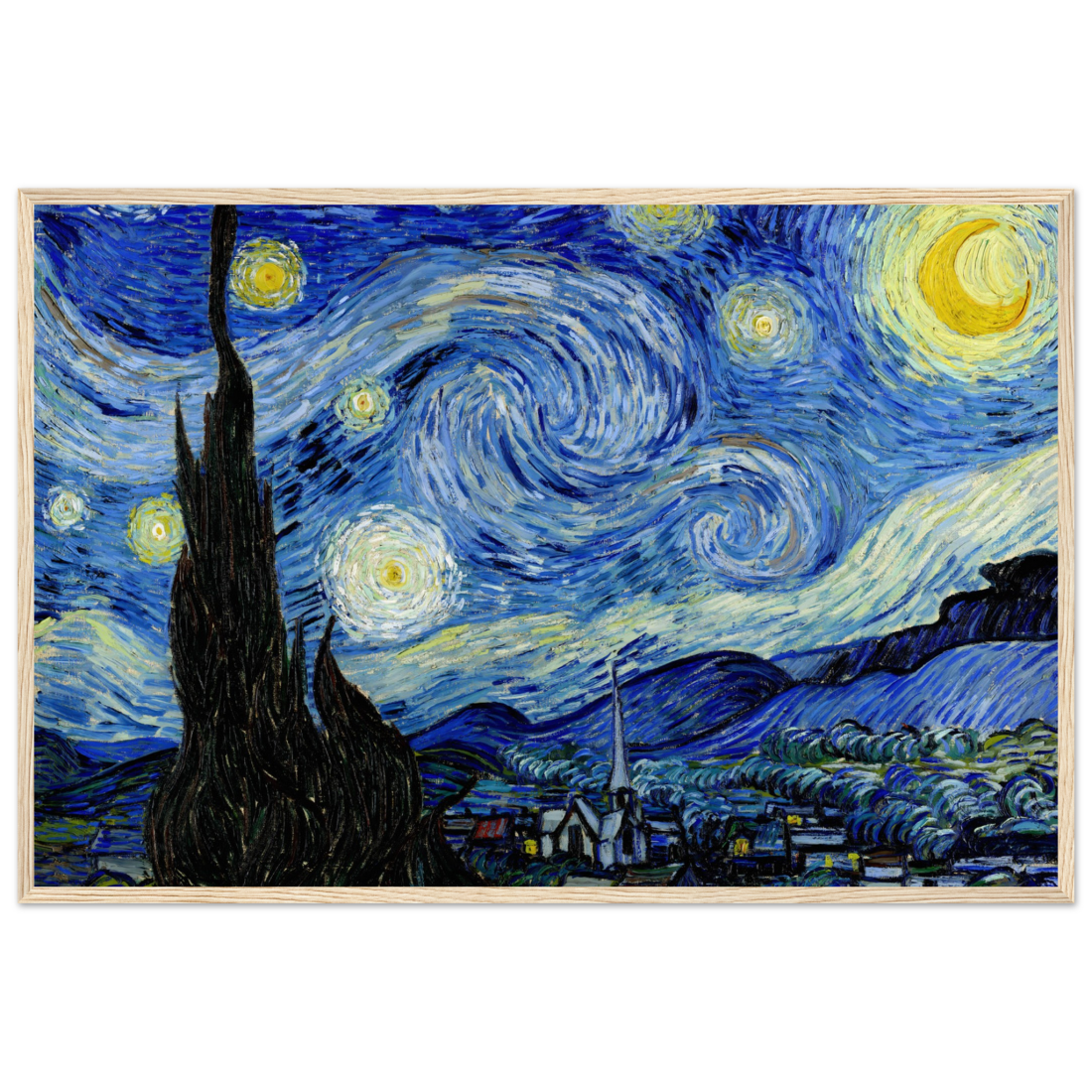 Art-O-Rama Shop - Vendita all'ingrosso Poster - Van Gogh - La notte stellata, poster dell'opera del 188913