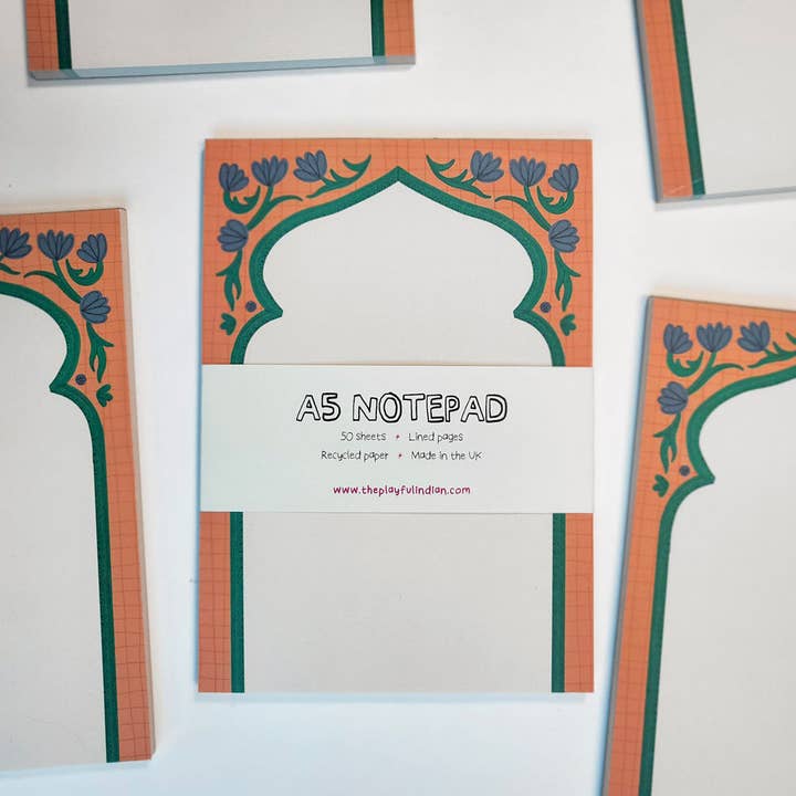 Jaipur Jharokha A5 Notesblok for engroshandel hos The Playful Indian
