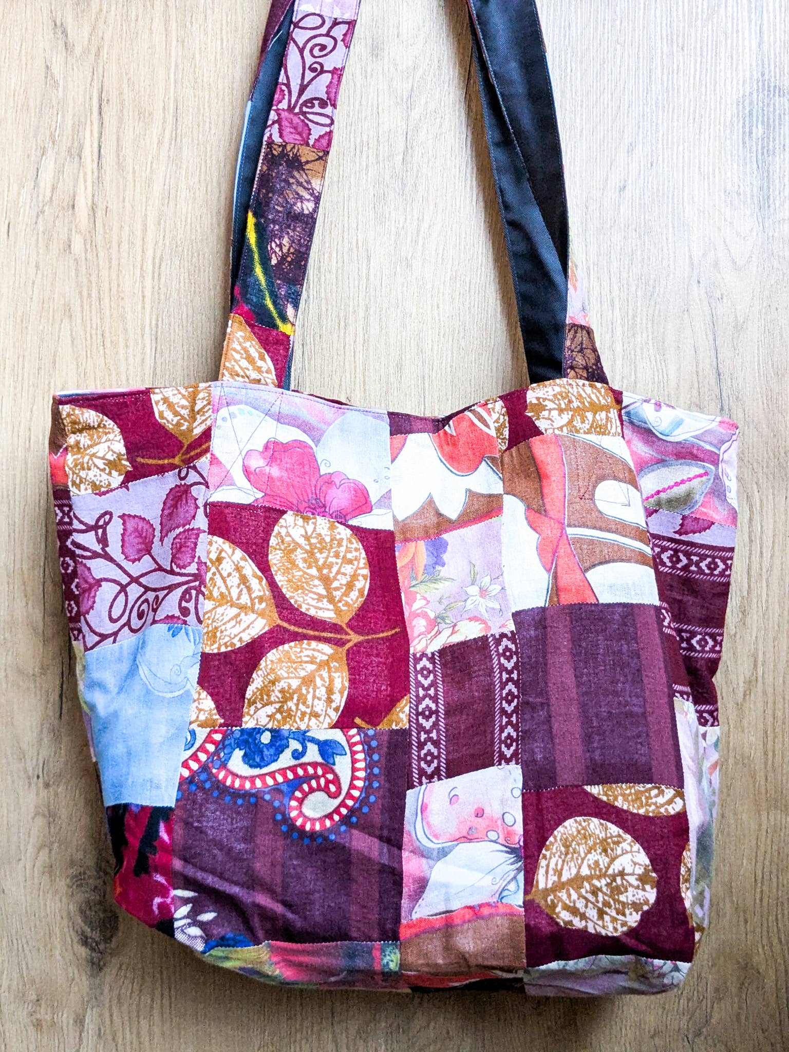 Shakti.ism - Wholesale Tote Bag - Women's - Colourful Sari Patchwork Tote Bag, Fair Trade Market Shopper5