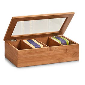 Zeller Present - Wholesale Tea Bags - Tea bag box, bamboo/acrylic5