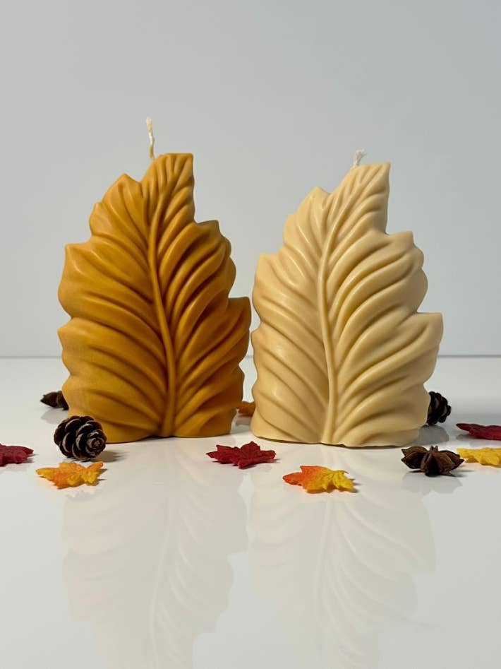 Fall Leaf Candle for wholesale by Believe Candle