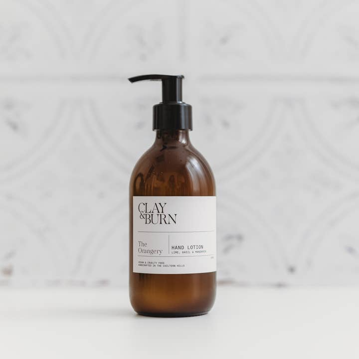 Hand Lotion - The Orangery 300ml for wholesale by Clay & Burn