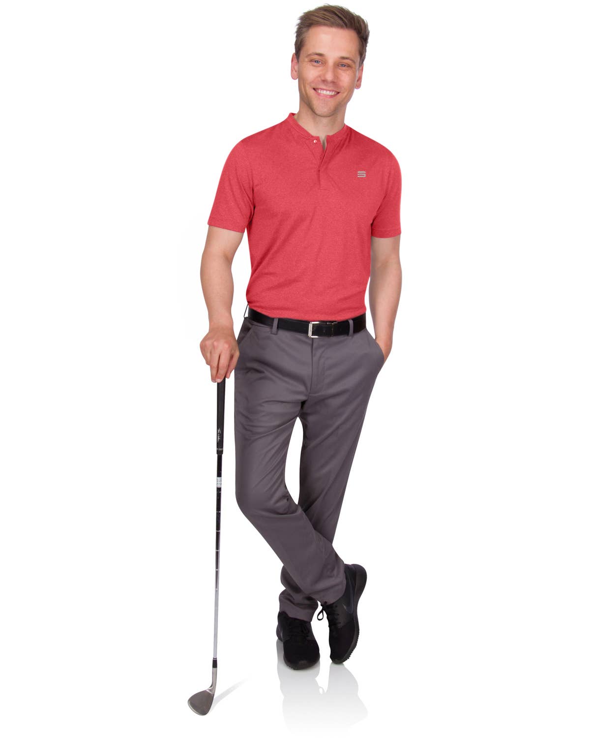 Three Sixty Six - Venta al por mayor Polo - Hombre - Camisas de golf sin cuello para hombre, de secado rápido, elásticas en 4 direcciones23