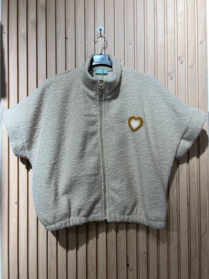 chaleco con bolsillos y cierre para venta al por mayor de cfashion