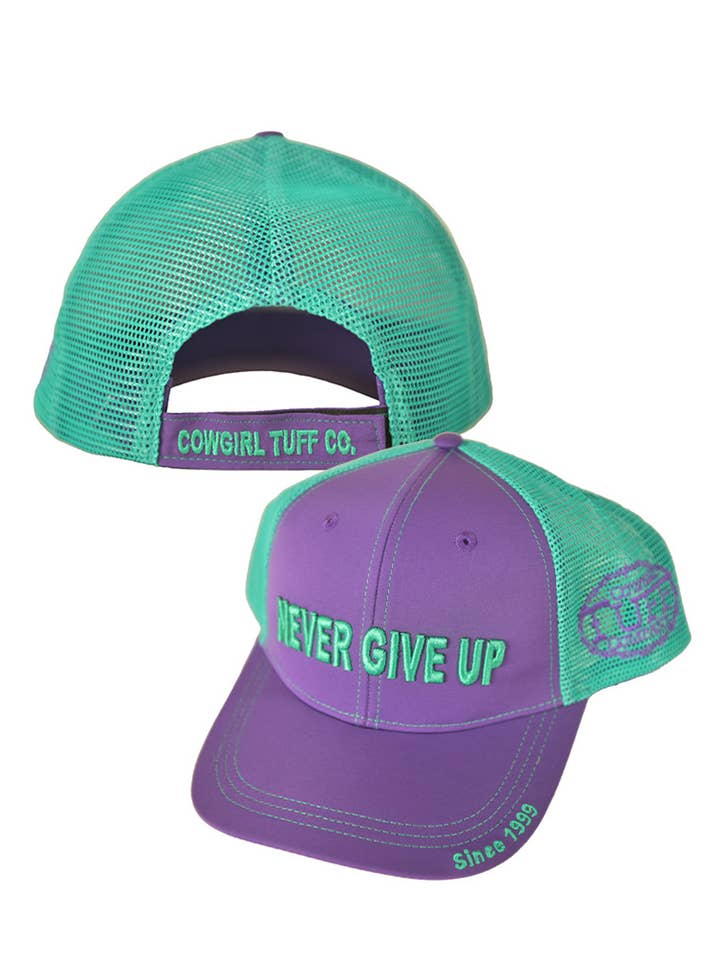 Cowgirl Tuff Trucker Cap with NGU Embroidery for wholesale by Cowgirl Tuff Co. / B. Tuff Jeans