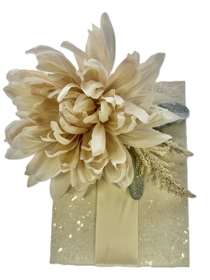 Caixa Dahlia - , Retângulo, Creme por atacado de Sherri's Designs