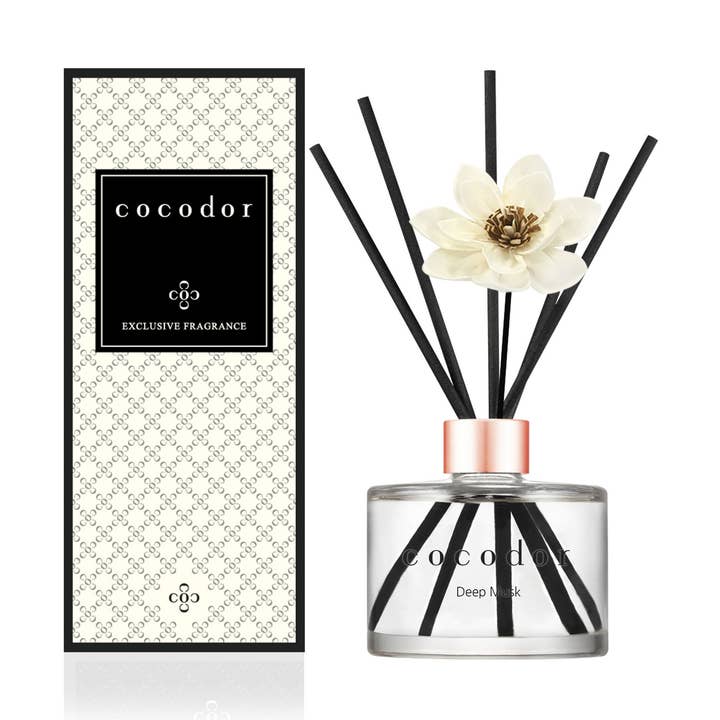 Hvid Blomster Diffuser 200 ml (6,7 oz) Dybt Musk for engroshandel hos Cocodor Italy srl