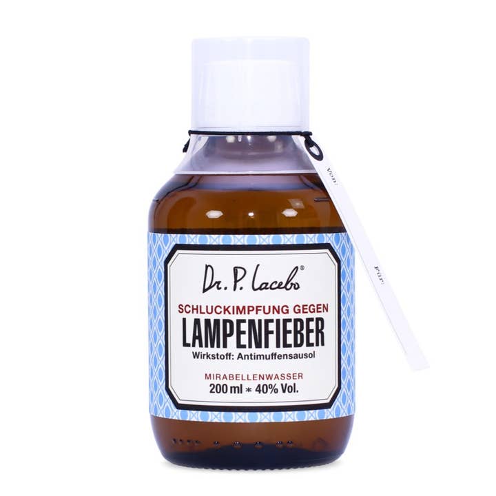 “Stage fright” oral vaccination for wholesale by Dr. P. Lacebo