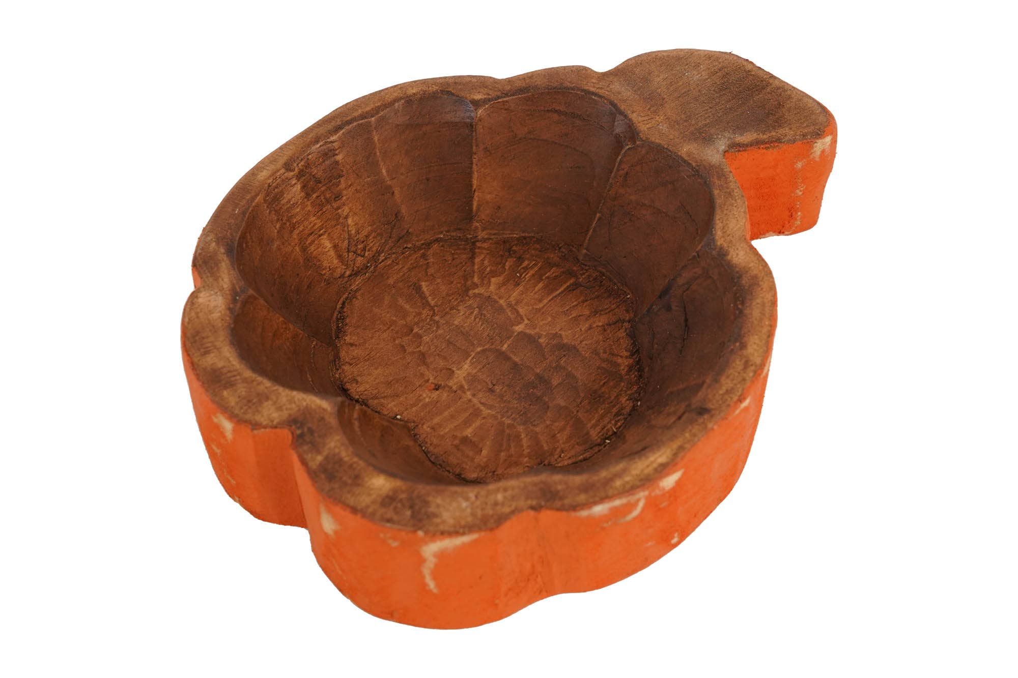 My Amigos Imports - Wholesale Candle Holder - Pumpkin-Small-Candle Ready-Original Design-6x8 inches14