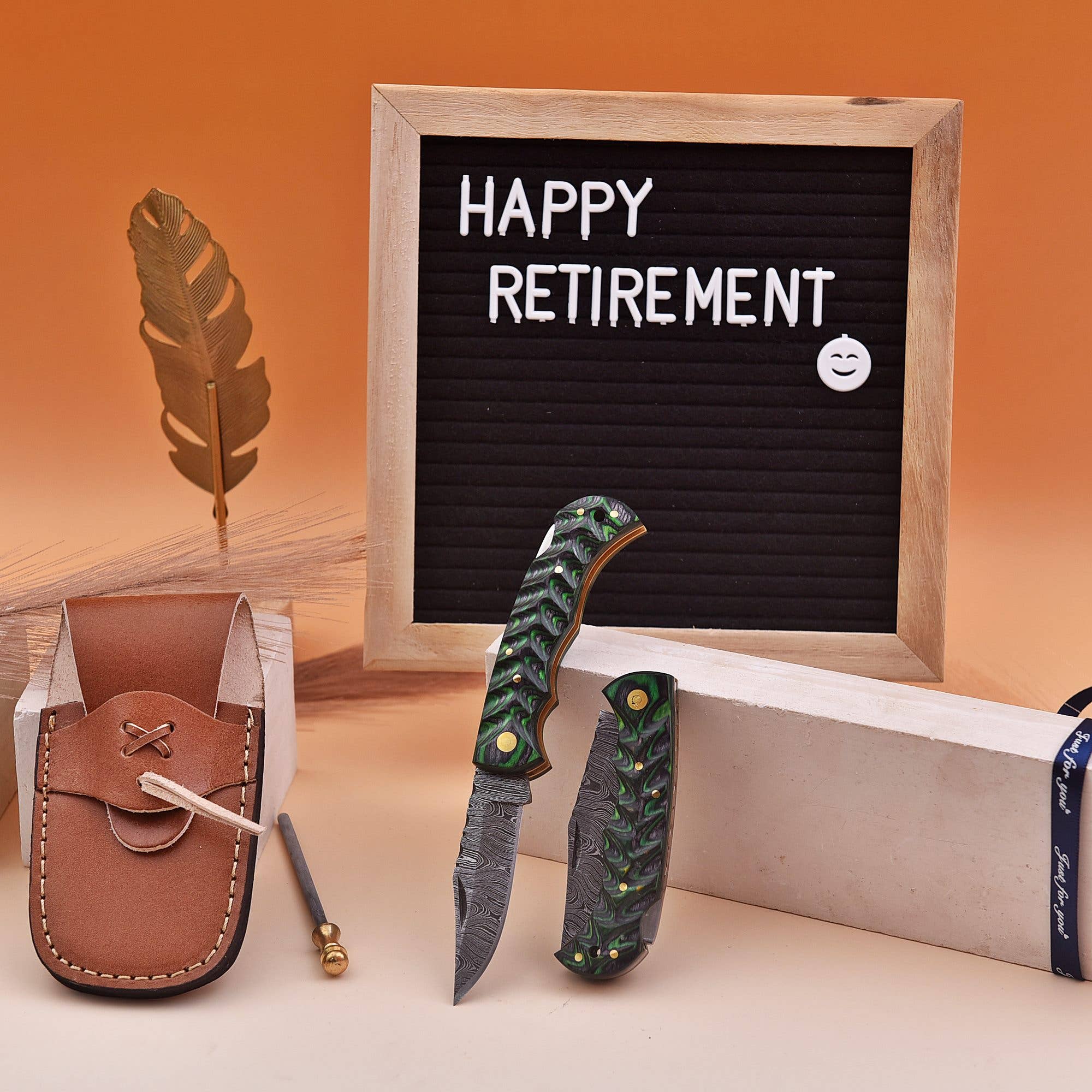 FH KNIVES - Venta al por mayor Cuchillos de bolsillo/Soportes - Navaja plegable de 6.5' hecha a mano de Damasco, Navaja de bolsillo6