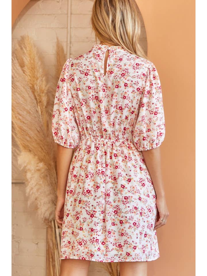 Andrée by Unit - Wholesale Dress - Women's - Mock Neck Mini Dress D2173-1