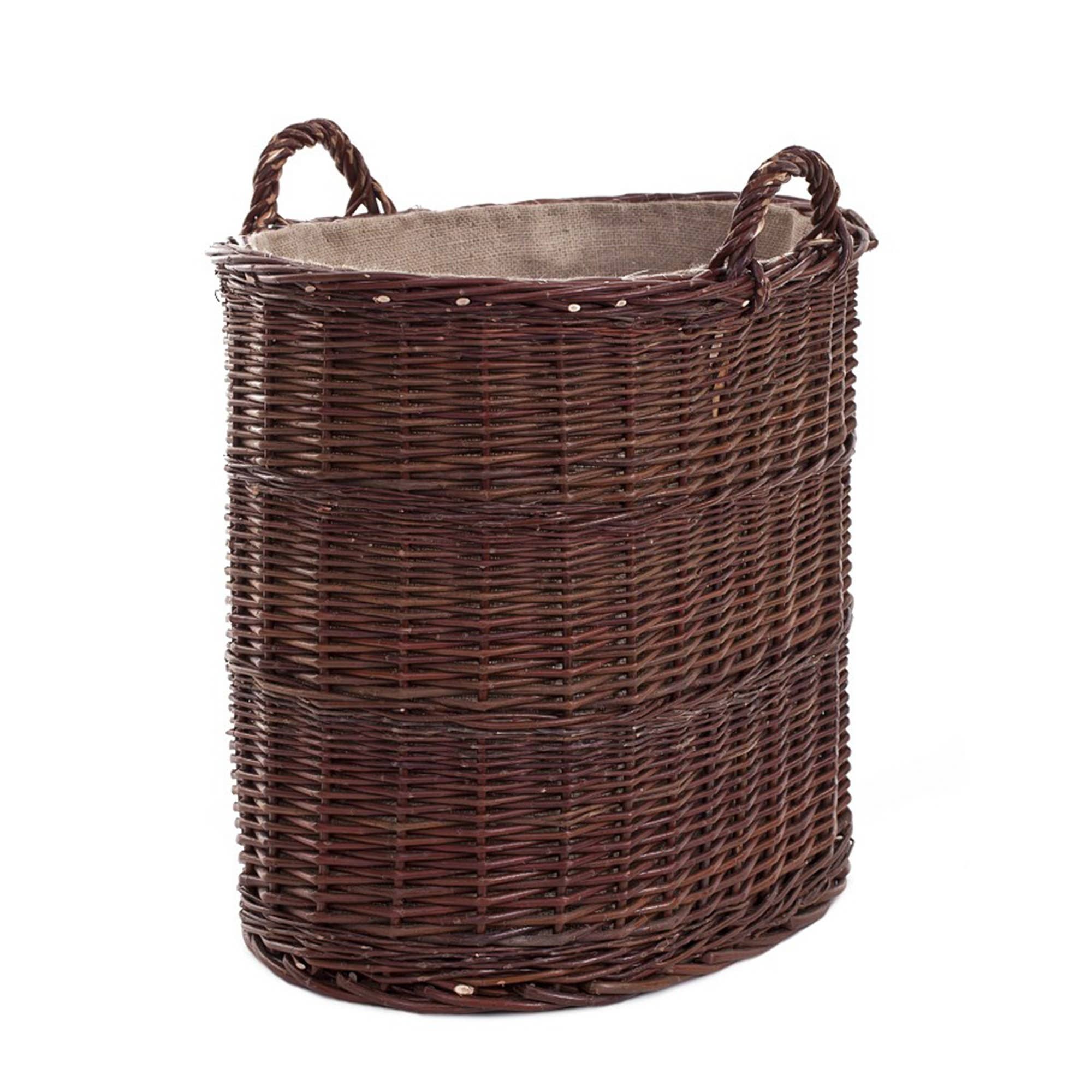 The Wicker Stories - Wholesale Basket - Wicker Fireplace Basket, Firewood Basket, High3