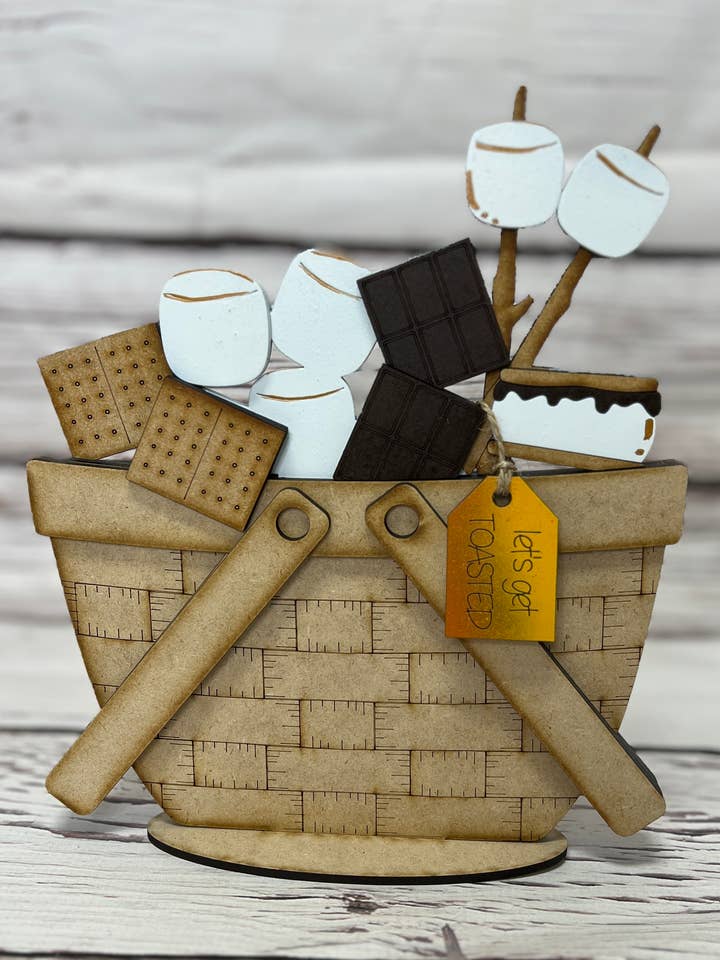 Kit intercambiable Smores para la cesta de temporada para venta al por mayor de Rustic Home Co LLC