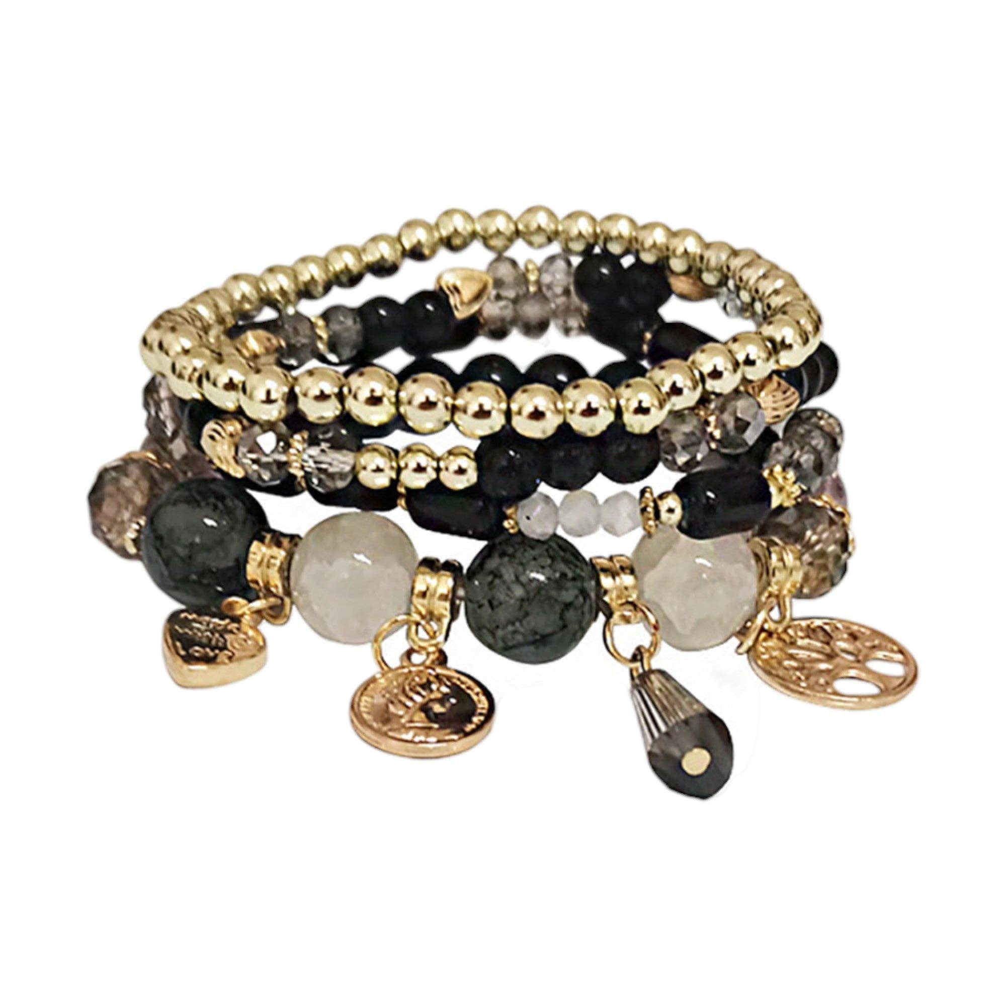 SORTIERT Baum-Charme-Kugelarmband BR2521-61. (12 Stück) für den Großhandel auf Faire2