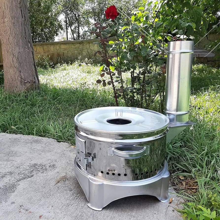 Hakan - Wholesale Outdoor Grill Tools - Portable Guvec Mangal Soba Clay Grill Barbecue Stove 15 in 11