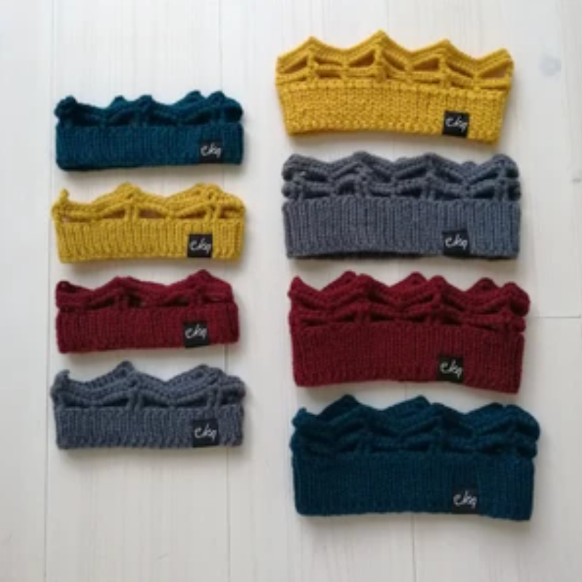 EKA – wholesale Party hat/crown – Crocheted Crowns - Kids-Adult0