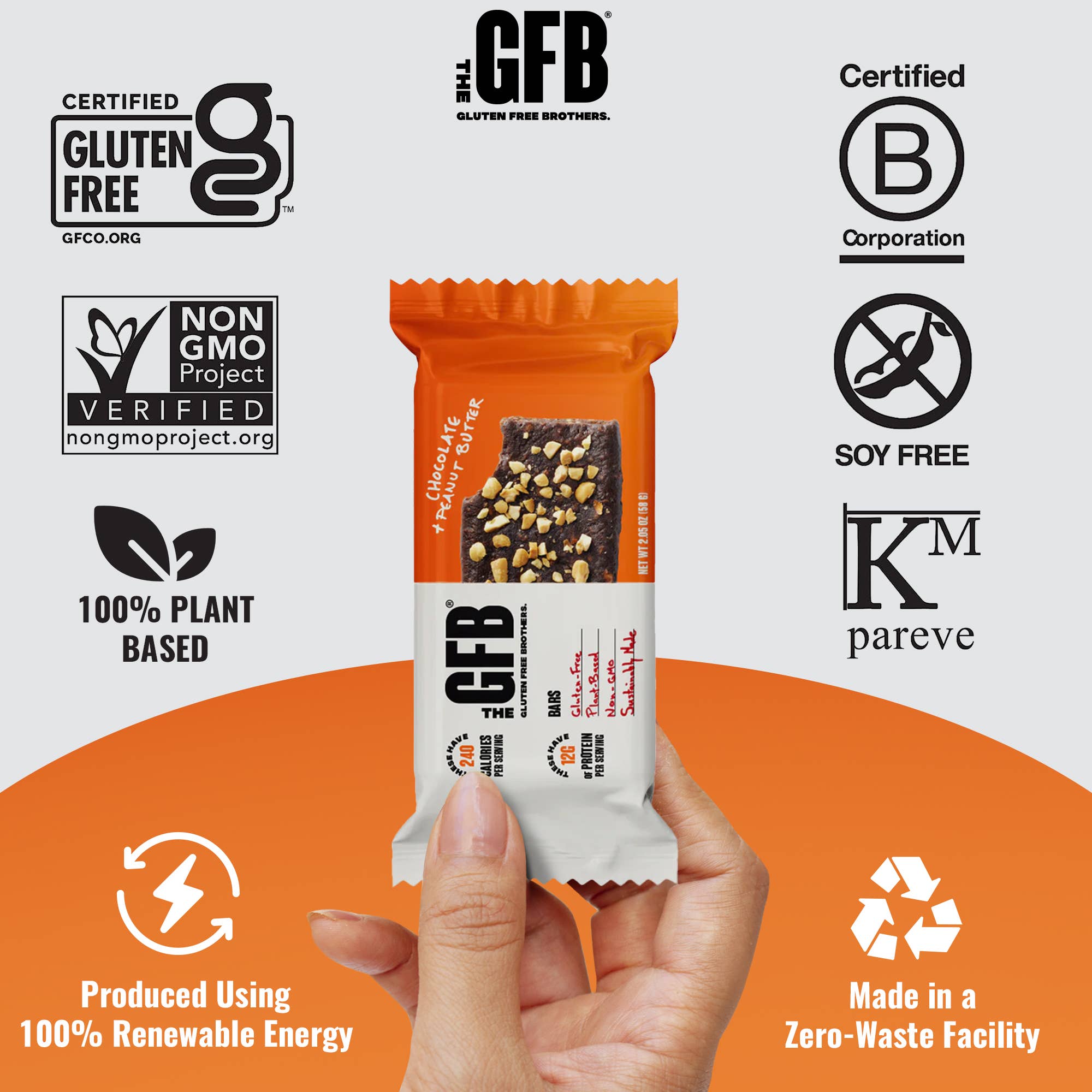 The GFB - Wholesale Snack Bar - The GFB: Chocolate Peanut Butter Protein  Snack Bar4