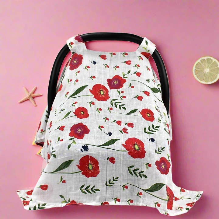 Autositzbezug aus weicher Musselin-Baumwolle, Gaze-Autositzbezug für den Großhandel von KiddieKickz