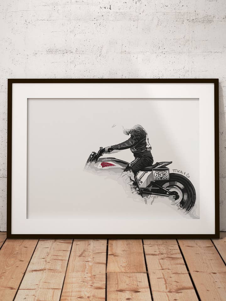 PRINT Burnout Art for wholesale by FIKANDCO