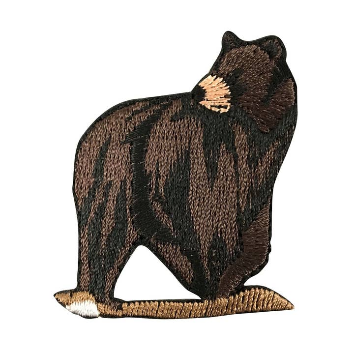 Brown Bear - Wild Animals - Iron on Applique - Embroidered Patch for wholesale by Wholesale Applique