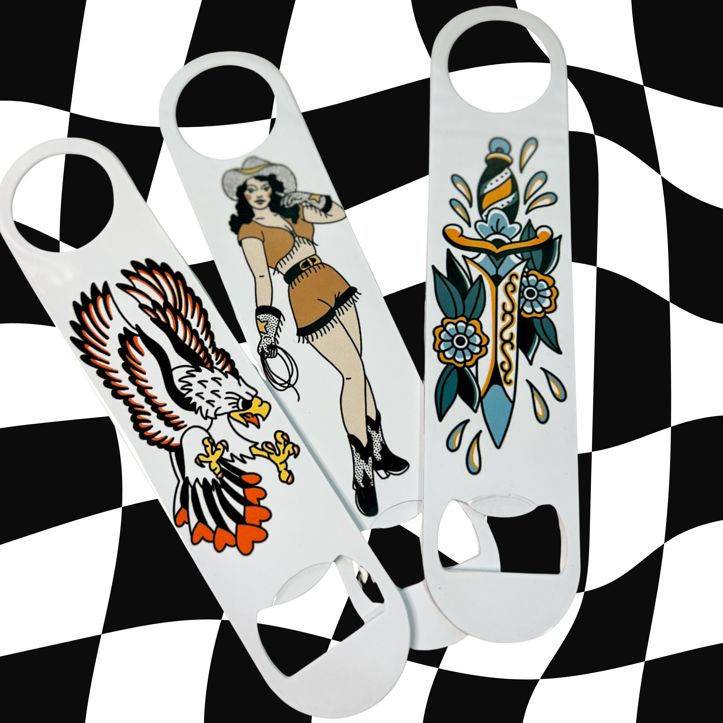 Seventh Eclectic - Vendita all'ingrosso Apribottiglie - Apribottiglie tradizionali per tatuaggi17