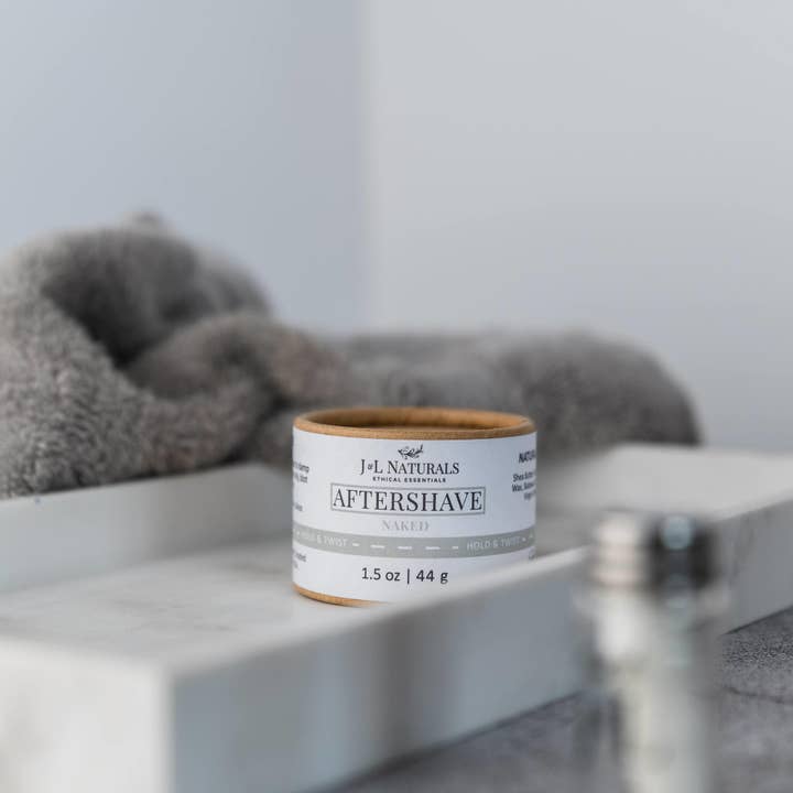J&L Naturals – Engroshandel Aftershave - Herre – Aftershave Rub - naturlig, vegansk og fugtgivende aftershave balm6