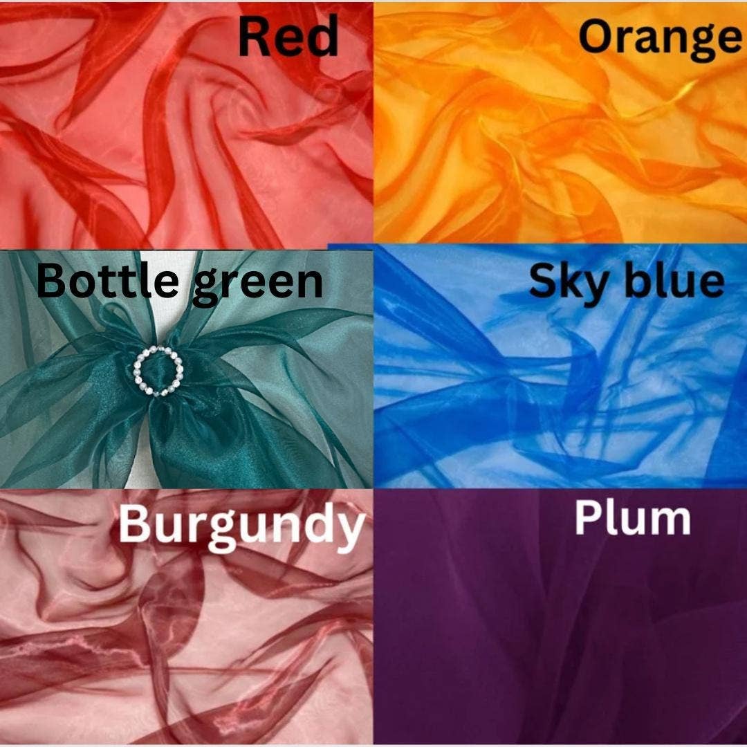 BridalSpain - Vendita all'ingrosso Stola - Donna - Stola bolero in organza con fibbia in vari colori3