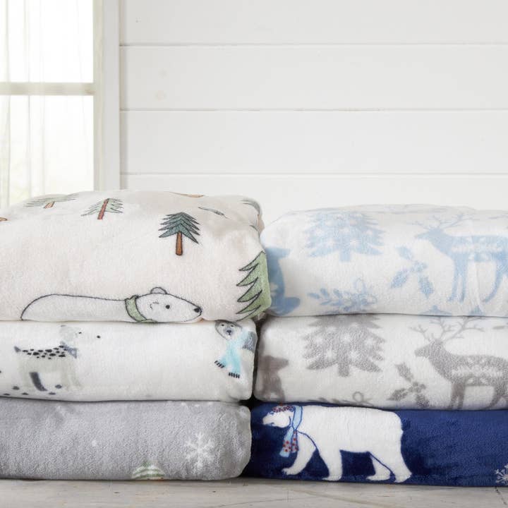 Velvet Throw Blanket - Pearl Collection for wholesale by BH Collective