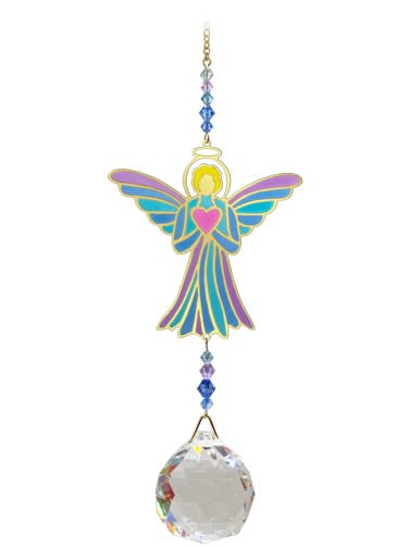 Crystal Wonders Engel met hart - Aurora voor wholesale door Wild Things Gifts Ltd
