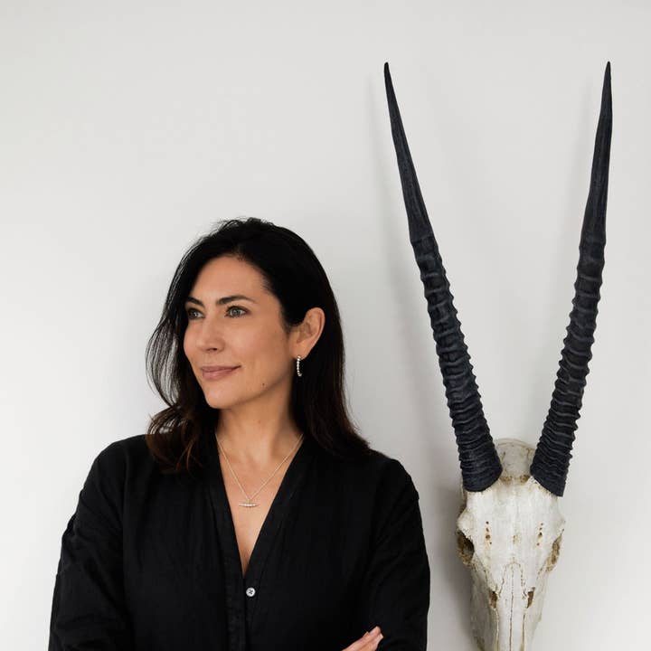 Gazelle Collection Silver T Bar Pendant for wholesale by BOO jewellery