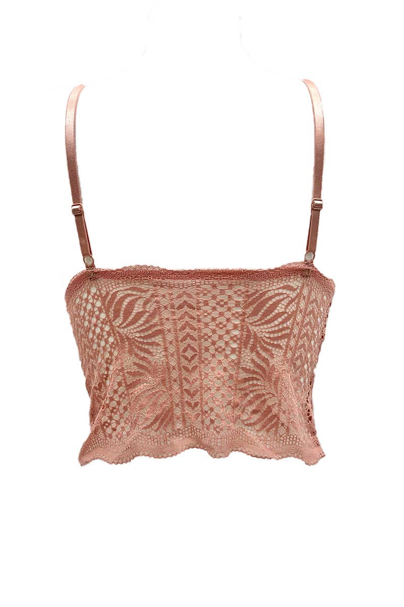 Belle Com'Elle - Wholesale Bralette - Women's - Long lace bralette bra/V320537