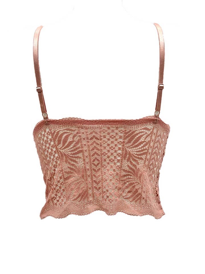 Belle Com'Elle - Wholesale Bralette - Women's - Long lace bralette bra/V320537