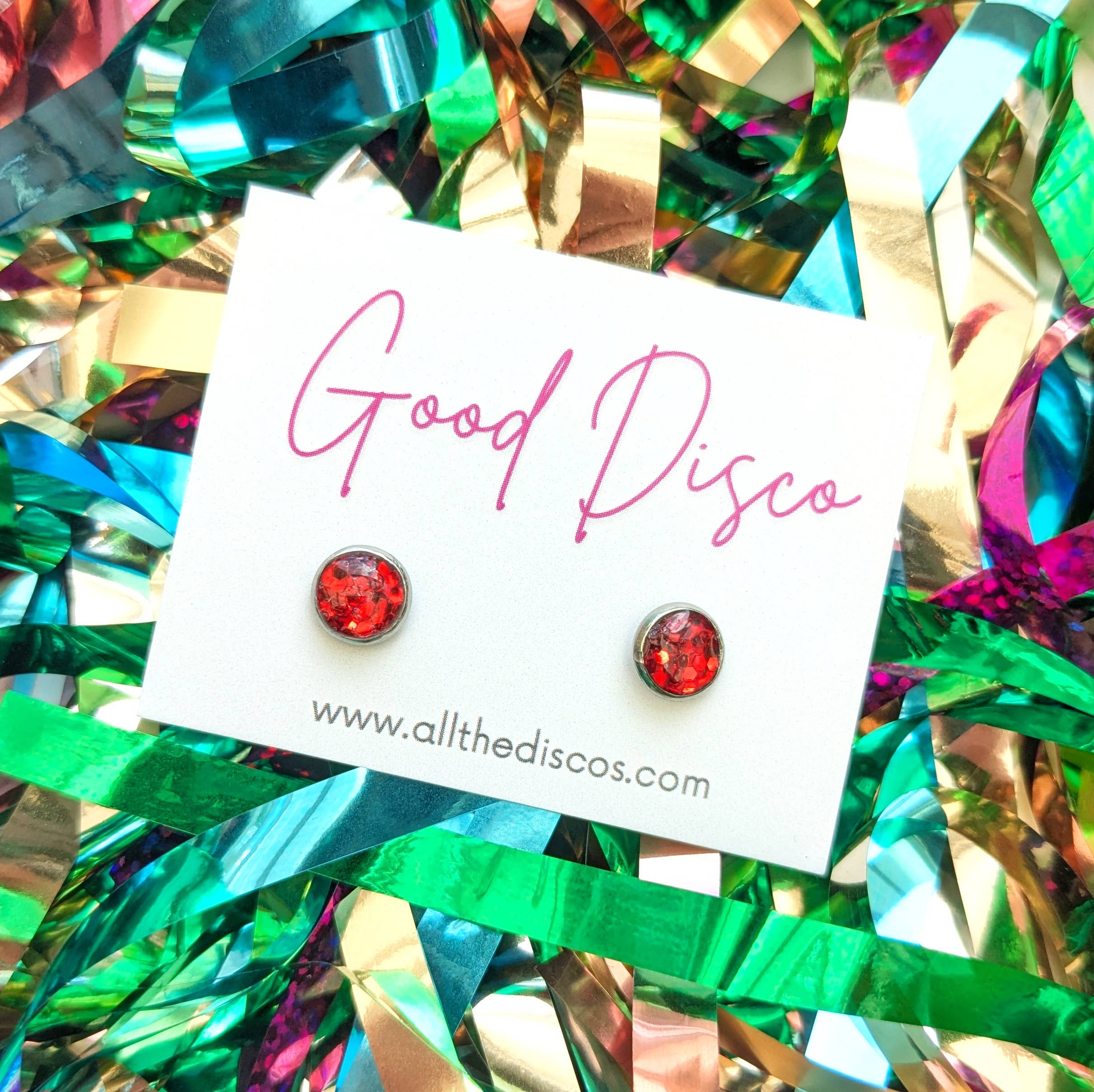 All The Discos - Wholesale Stud/Post Earrings - Good Disco Stud Earrings16