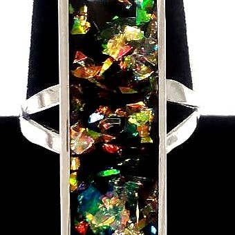 Anéis de declaração de pedra semipreciosa do obelisco por atacado de Costello International